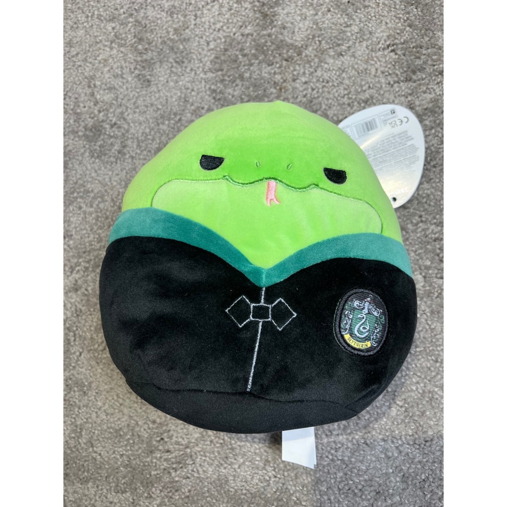 Squishmallows Harry Potter Slytherin Snake Plush 8 Inch Green Black NWT